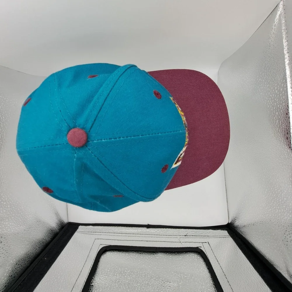 VINTAGE ANAHEIM MIGHTY DUCKS SNAPBACK HAT CAP NHL OFFICIAL FRONT ROW ANNCO